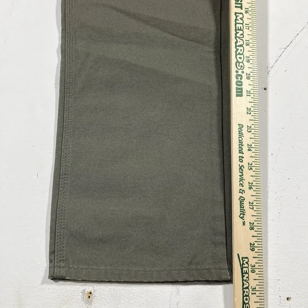 Dickies Carpenter Jeans Mens 36x30 Military Green Relaxed Fit Work Pants NWT